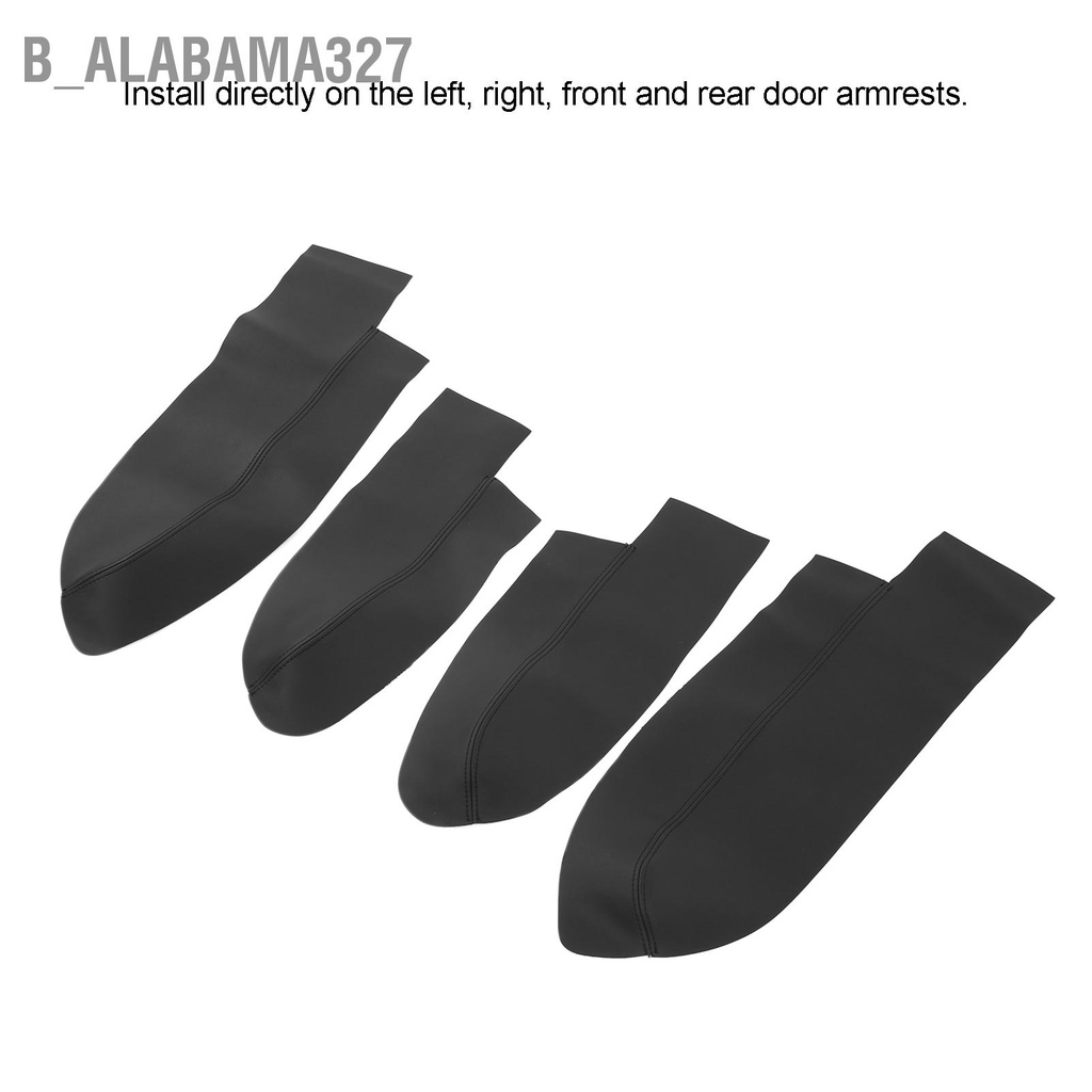 alabama327-ฝาครอบที่เท้าแขนประตูรถยนต์-หนังไมโครไฟเบอร์-แบบเปลี่ยน-สําหรับ-crv-2007-2011-4-ชิ้น-ต่อชุด