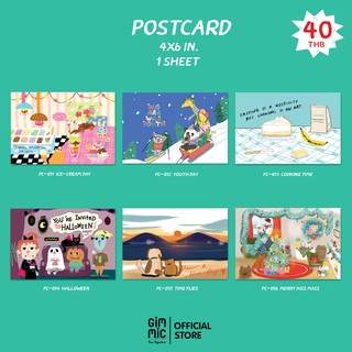 รูปภาพขนาดย่อของโปสการ์ด6ลาย จากคอลเลคชั่นสุดพิเศษ12Artists (Gimmic x Artist) Gimmic postcardลองเช็คราคา