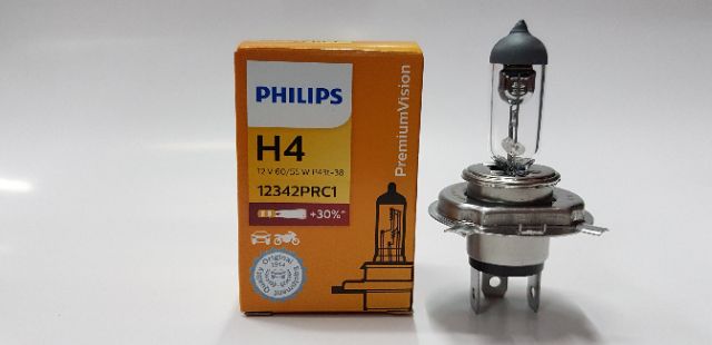 หลอดไฟหน้า-philips-h4-30-หลอดไฟ-h4