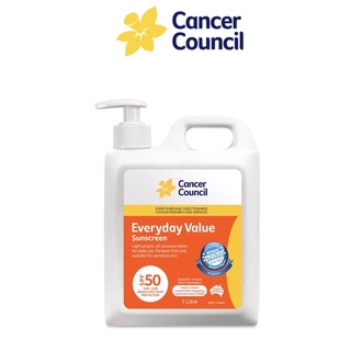 พร้อมส่ง!! Cancer Council Everyday SPF50+(1Litre) Exp.2025