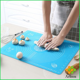 Arleen แผ่นรองนวดแป้ง แผ่นซิลิโคนรองนวดแป้ง อุปกรณ์เบเกอรี่  มี 3 ขนาด chopping board