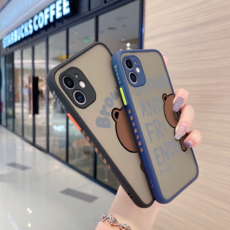 xiaomi-11-lite-5g-ne-11-pro-ultra-เคสหมี-ฝ้า-ฝ้า-ใส-แข็ง-ด้านข้าง-เต็มรูปแบบ-เคสกล้อง