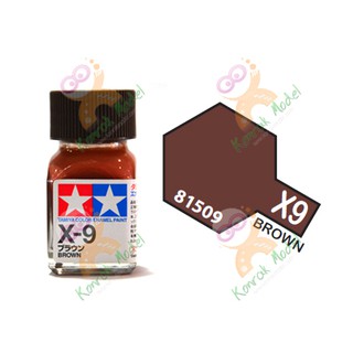 สินค้า สีสูตรน้ำมัน Tamiya Enamel X9 Brown 10ml