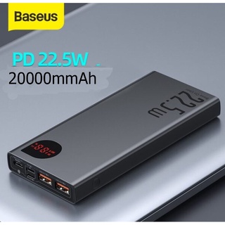 สินค้า Baseus เพาเวอร์แบงค์ขนาดพกพา 20000mAh 22.5W Power Bank พาวเวอร์แบงค์ แบตสำรอง เพาเวอร์แบงค์