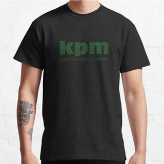 เสื้อยืดอินเทรนด์ผู้ชายอินเทรนด์ผู้หญิงเสื้อยืด พิมพ์ลาย Kpm Records สไตล์คลาสสิกS-3XL