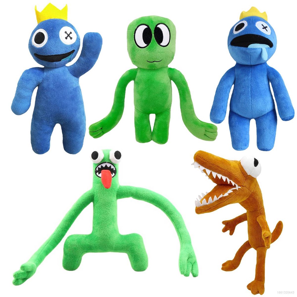 ภาพหน้าปกสินค้าEllen ของเล่นตุ๊กตา Roblox Rainbow Friends สีฟ้า สีเขียว สีน้ําตาล 30 ซม. สําหรับเด็ก ตกแต่งบ้าน