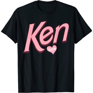 เสื้อยืดผ้าฝ้ายพรีเมี่ยม เสื้อยืด พิมพ์ลาย Barbie Valentines Ken Love