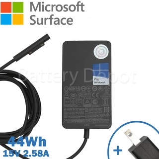 Microsoft Surface Adapter ของแท้ สำหรับ Surface Pro 5 / Pro 6 / Surface 1796 44W 15V 2.58A สายชาร์จ Surface Charger