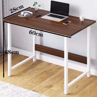 lovely โต๊ะไม้ทำงาน วางของ ใช้ทำงาน วางคอมพิวเตอร์B-001