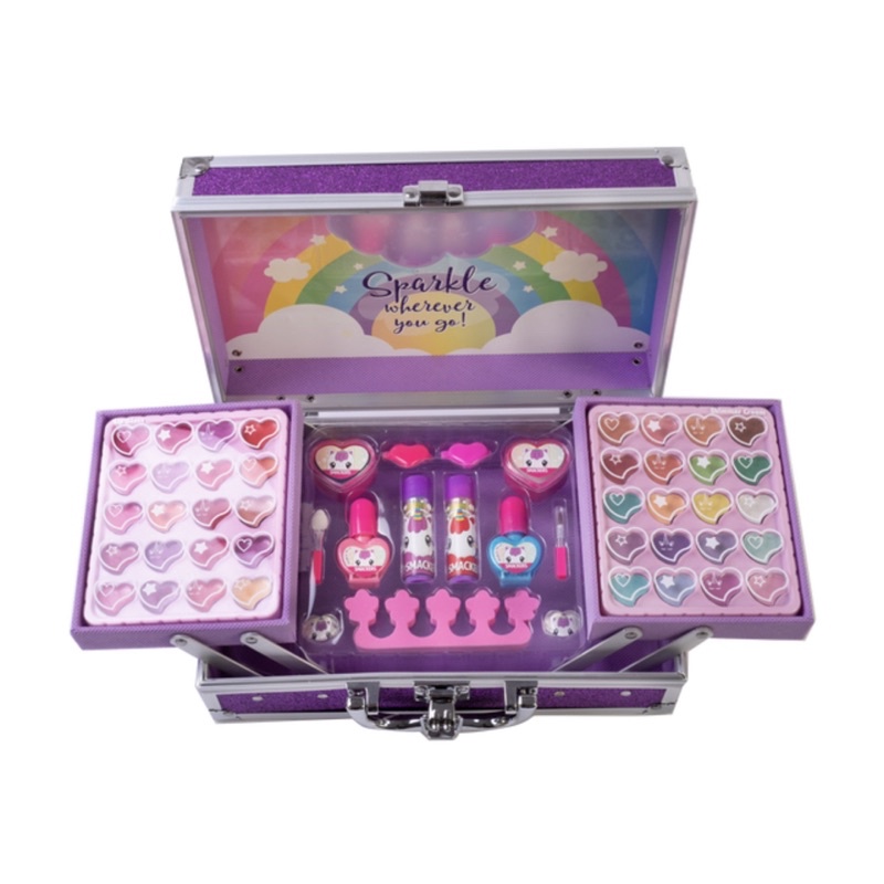 เครื่องสำอางเด็กของแท้จากอเมริกา-ยี่ห้อ-lip-smackers-sparkle-amp-shine-unicorn-train-case