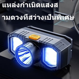 ภาพหน้าปกสินค้าSmilingshark K07USB ไฟหน้ากันน้ำแบบชาร์จไฟได้ แหล่งกำเนิดแสงคู่สปอตไลท์และฟลัดไลท์ แสงซูเปอร์ ตั้งแคมป์กลางแจ้ง วัสดุABS ซึ่งคุณอาจชอบราคาและรีวิวของสินค้านี้