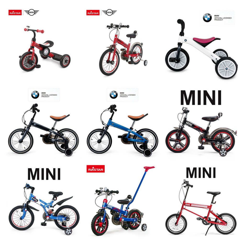 จักรยานเด็ก-สามล้อ-บาลานซ์ไบค์-rastar-licensed-bmw-mini-cooper-tricycle-balance-bike-จักรยานทรงตัว-จักรยานขาไถ-รถขาไถ