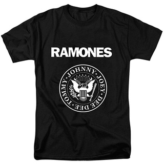 เสื้อยืดโอเวอร์ไซส์เสื้อยืด พิมพ์ลาย Bravado Ramones Presidential Seal สําหรับผู้ชายS-3XL