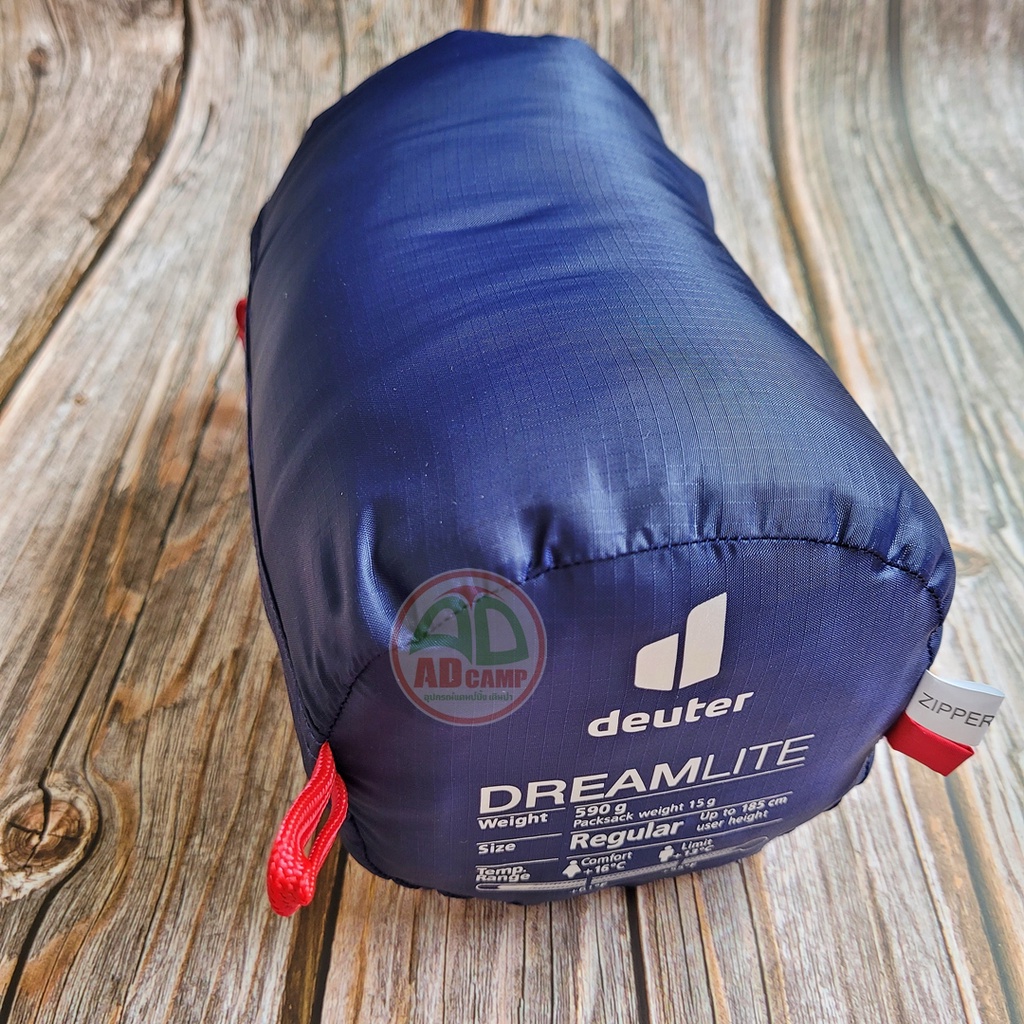 ถุงนอน-deuter-dreamlite-500-คอมฟอตที่-10-13-องศา-น้ำหนัก-590-กรัม-จากประเทศเยอรมัน