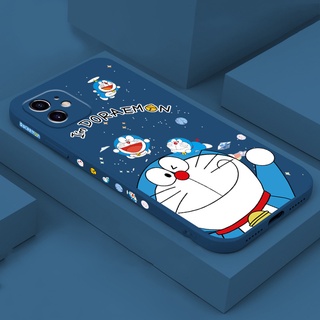 เคสDoraemon Apple เคสไอโฟน เคสไอโฟน11 12 13 promax เคสขอบเหลี่ยมซิลิโคนแบบนิ่ม  เคสไอโฟน7พลัส caseiPhone11 XS MAX XR 8 7 6 PLUS se 2020 mini case iphone x เคสi11promax เคสไอโฟน8+ เคสไอโฟน6s+