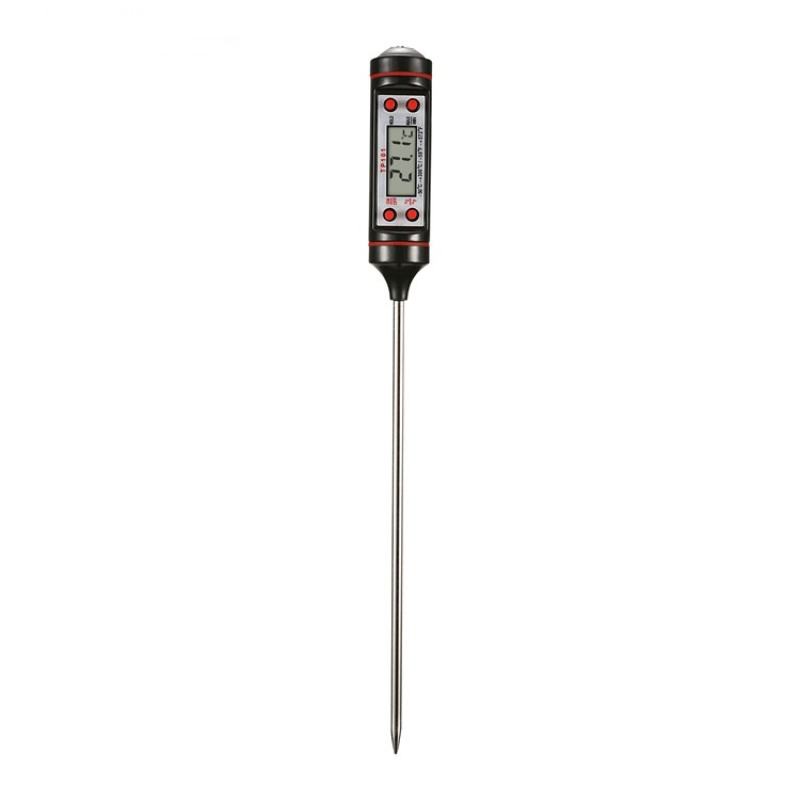 เทอร์โมมิเตอร์ดิจิตอล-วัดอุณหภูมิอาหาร-digital-thermometer-แท่งเหล็กอลูมิเนียม-probe-ยาว-147-mm-1610-315