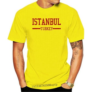 เสื้อผ้าผชเสื้อยืดคอกลม พิมพ์ลายตัวอักษร Istanbul Turkey ขนาดใหญ่ ไซซ์ 3xl 4xl 5xl สําหรับผู้ชายS-5XL