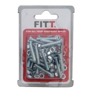 MACHINE SCREW 5X30MM JF NUT 25EA สกรูเกลียวมิลน็อต JF 5X30 MM 25 ตัว สกรู, น๊อตและแหวน อุปกรณ์ยึดติด เครื่องมือช่างและฮา