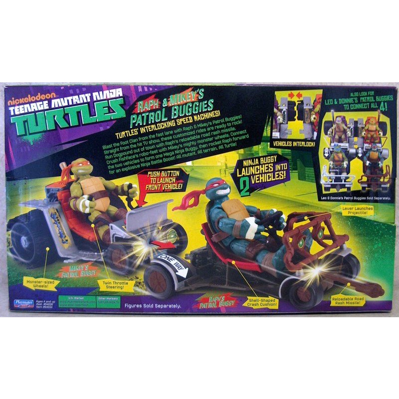 & Buggies ニンジャタートルズ Patrol Raph Mikey's