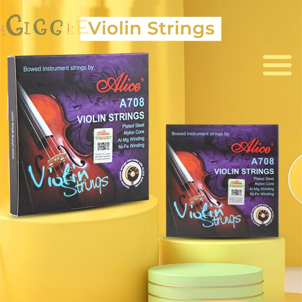 READY Alice HighEnd A708 Violin Strings 4 String 5 Pcs E String X2 for