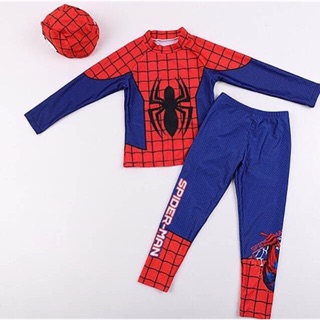 ภาพหน้าปกสินค้าชุดว่ายน้ำเด็กชายแขนยาว ลาย Spider-Man ที่เกี่ยวข้อง