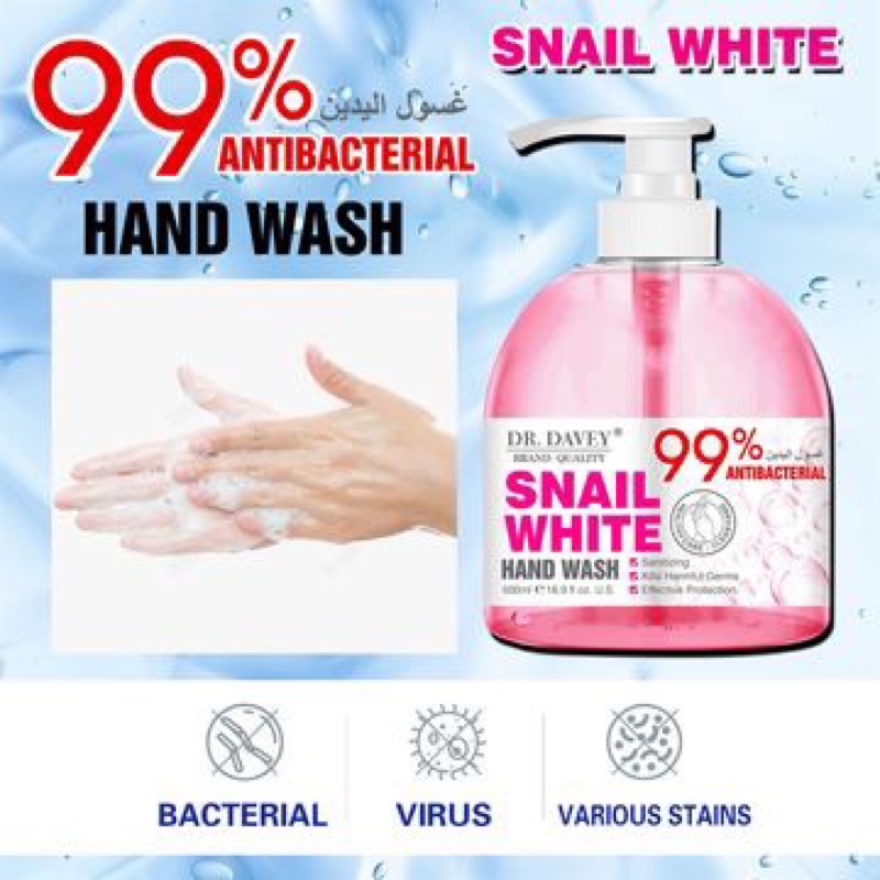 dr-davey-snail-white-hand-wash-500ml-สบู่ล้างมือหอยทาก