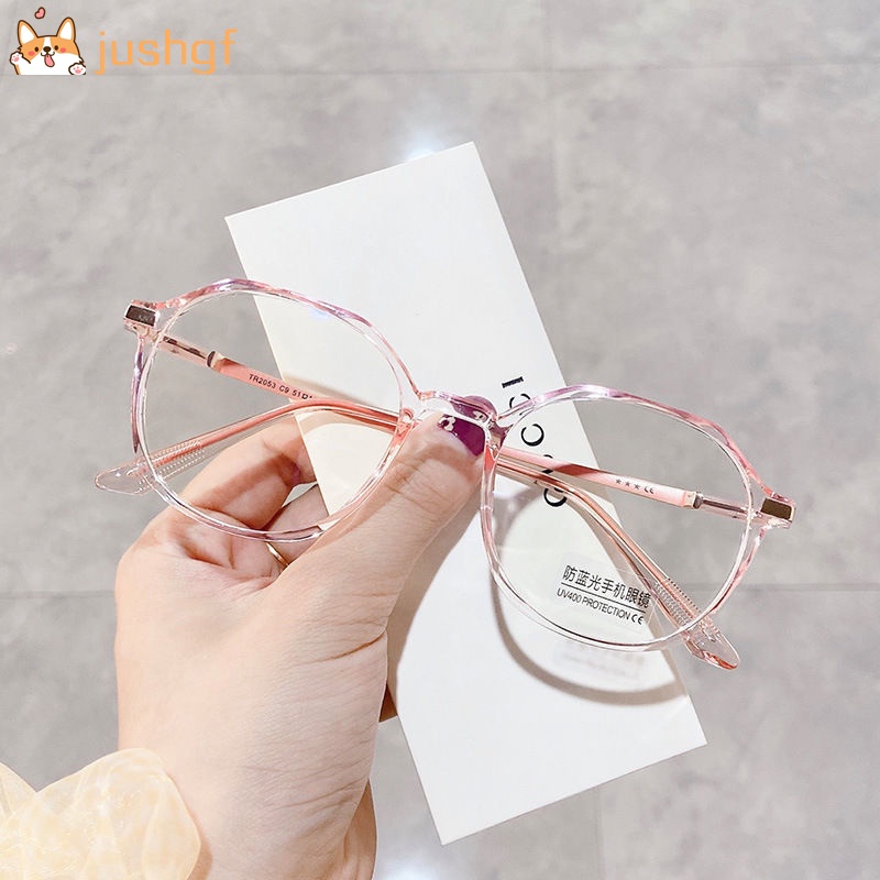 ภาพหน้าปกสินค้าแว่นตาสายตาสั้น 0.0 to -6.0 กรอบสี่เหลี่ยมป้องกันแสงสีฟ้าสไตล์เกาหลี แว่นกรองแสงคอม จากร้าน jushgf.th บน Shopee