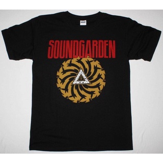 [100% Cotton] Wanyg เสื้อยืดแขนสั้น พิมพ์ลาย Soundgarden Badmotorfinger92 Audioslave Grunge Seattle สีดํา สไตล์คลาสสิก