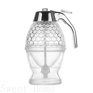 Acrylic Honey Dispenser Syrup Dispenser 200ml Juices Honey Storage Pot Kitchen Tools SWHM