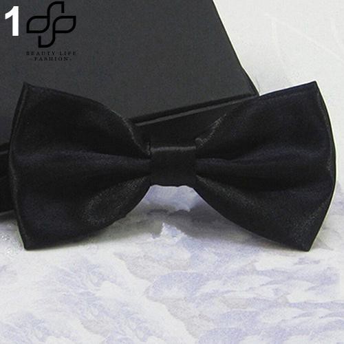 ภาพหน้าปกสินค้าชายงานแต่งงานที่สามารถปรับแต่งได้อย่างเป็นทางการ Tuxedo Bow Tie Bow Tie