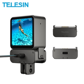 Telesin ฐานแม่เหล็ก 1/4 อินเตอร์เฟส ชาร์จได้ อุปกรณ์เสริม สําหรับ DJI Action 2 DJ2