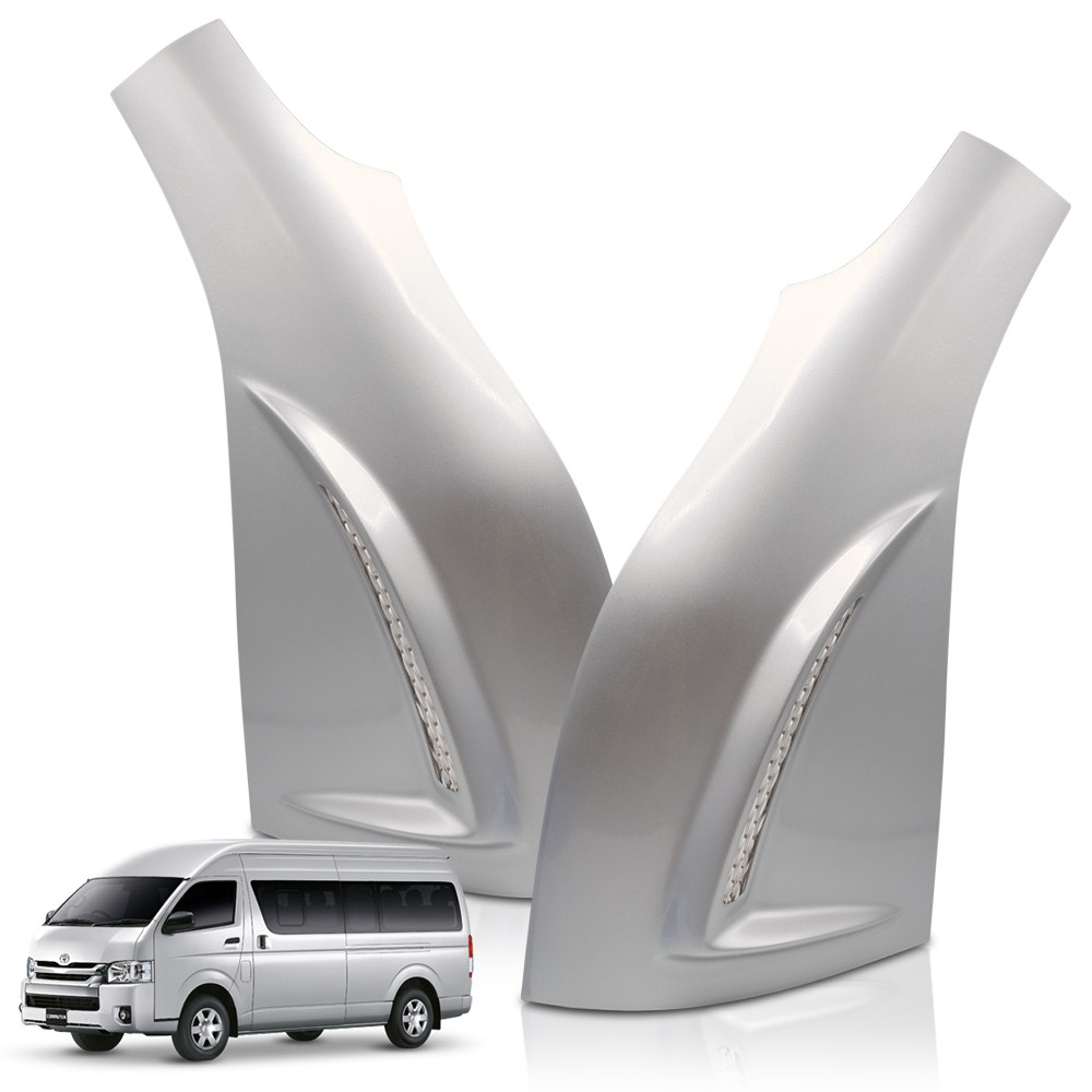 แก้มรถตู้-สี-silver-hiace-commuter-lwb-slwb-van-toyota-3-ประตู-ปี2005-2018