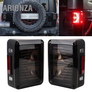 Arionza ไฟเลี้ยว ไฟเบรกท้าย Led ทรงกลม ปลั๊ก Us สําหรับ Jeep Wrangler Jk &amp; Unlimited 2007‐2017 1 คู่