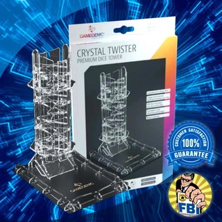 Gamegenic Crystal Twister Premium Dice Tower and Tray Accessories for Boardgame [ของแท้พร้อมส่ง]