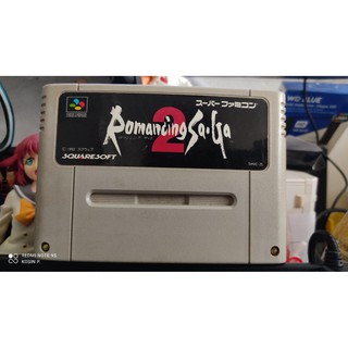 ตลับแท้ เกมส์ Romancing Saga 2  super famicom SFC  ใฃ้งานได้ ปกติ สภาพดี สินค้าดี ไม่มีย้อมแมว