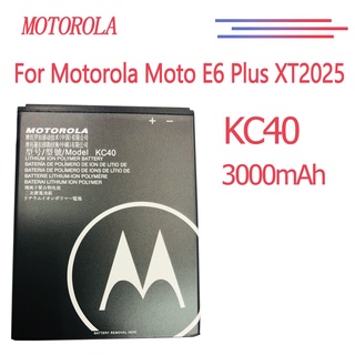 Original แบตเตอรี่ Motorola Moto E6 Plus XT2025 battery (KC40) 3000mAh รับประกัน 3 เดือน