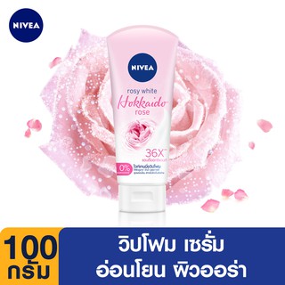 NIVEA นีเวีย Whip Foam Rosy Hokkaido Rose 100 g.