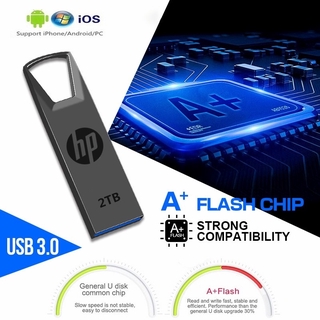 ภาพขนาดย่อของภาพหน้าปกสินค้าแฟลชไดรฟ์ USB กันน้ำ ความเร็วสูง 2 Tb Hp จากร้าน qkh666th บน Shopee