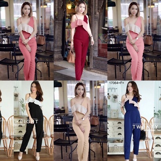 TW17064 Jumpsuit จั้มสูทสายเดี่ยวไหล่เดียว