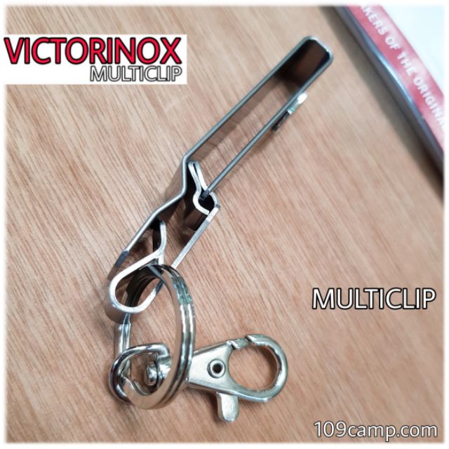 victorinox-พวงกุงแจเหน็บเข็มขัด-stainless-steel-multiclip-ของแท้-swiss-made