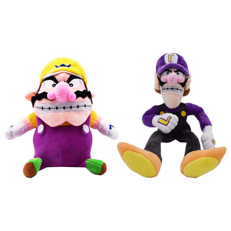 ตุ๊กตายัดนุ่น-รูปการ์ตูนอนิเมะ-super-mario-bros-wario-waluigi-ของเล่นสําหรับเด็ก