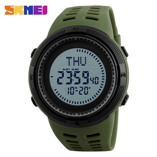 SKMEI Outdoor Sport Watch Men Compass Military Watches Countdown Chrono 5Bar Waterproof Digital Watch Relogio Masculino