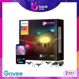 (ประกัน 1ปี) Govee RGBIC Wi-Fi + Bluetooth Outdoor Ground Lights(36ft) รองรับAlexa&Google Assistant