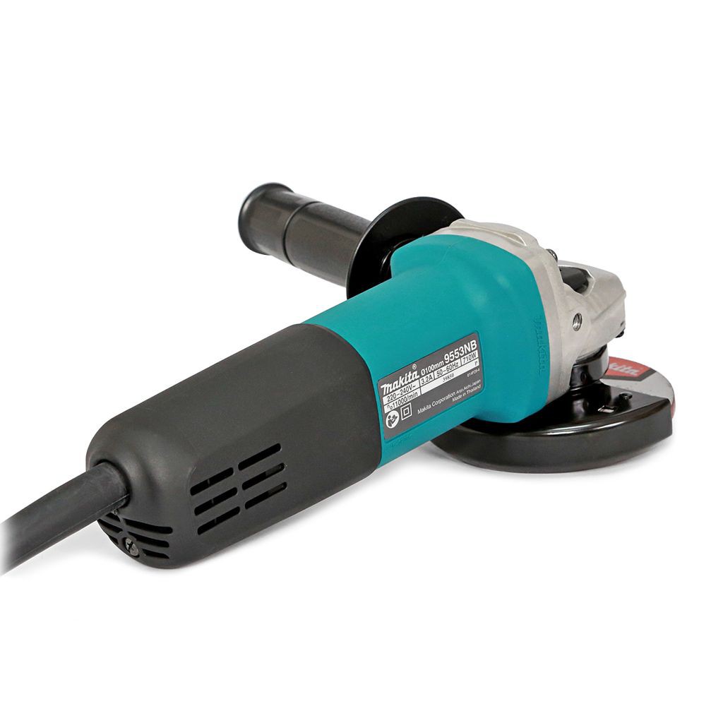 makita-เครื่องเจียร์ไฟฟ้า-สวิทซ์สไลท์-รุ่น-9553nb-สีเขียว