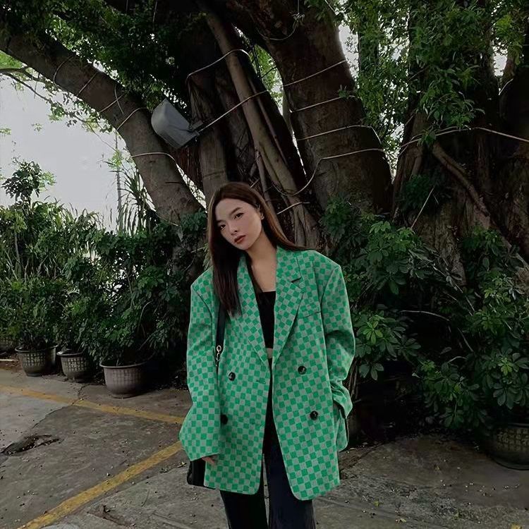 ber-เสื้อแจ็กเก็ตสูทลําลอง-ลายสก๊อต-สีเขียว-แฟชั่นฤดูใบไม้ผลิ-ฤดูใบไม้ร่วง-สไตล์เกาหลี-สําหรับผู้หญิง-2022
