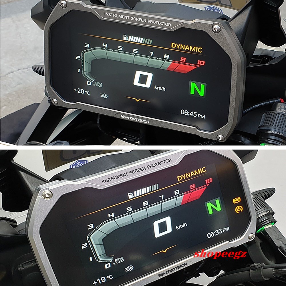 รถจักรยานยนต์เมตรกรอบฝาครอบหน้าจอป้องกันชิ้นส่วนสําหรับ BMW R1200GS ...