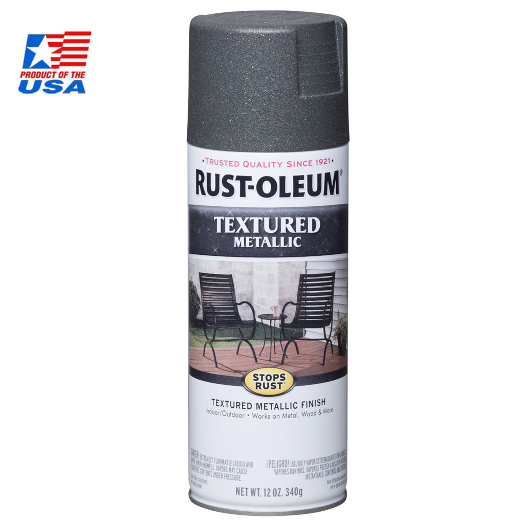 rust-oleum-textured-metallic-rust-protection-สีสเปร์ย-กันสนิม-เมทัลลิค-ชนิดเกล็ดละเอียด