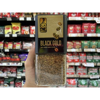 🔥 คาเฟ่อาร์ต แบล็ค โกลด์ คอฟฟี่ 100 กรัม กาแฟสำเร็จรูป Cafeart Black Gold CafeArt Freeze Dried (7362)