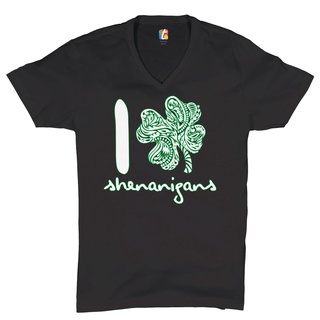 ขายดี!กระหน่ํา เสื้อยืดคลาสสิก คอกลม พิมพ์ลาย I Loe Shenanigans St. เสื้อยืด ลาย Patricks Day Shamrock Malarkey LCioeo8