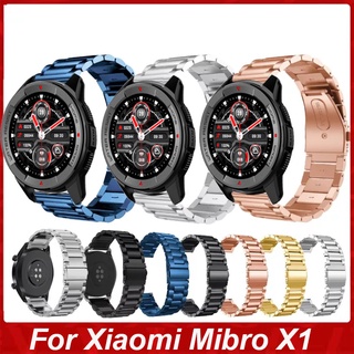 ภาพหน้าปกสินค้าXiaomi Watch X1 สายนาฬิกาข้อมือสมาร์ทวอทช์ สายรัดข้อมือสเตนเลส สายรัดข้อมือ Mibro X1 สายรัดโลหะ ซึ่งคุณอาจชอบราคาและรีวิวของสินค้านี้